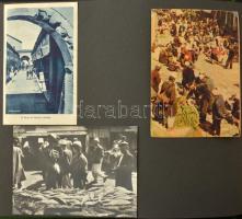 ALBÁNIA - képeslap gyűjtemény (138 db) főleg népviseletes motívum lapokkal, népművészet, katonák, ke...