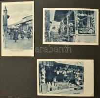 ALBÁNIA - képeslap gyűjtemény (138 db) főleg népviseletes motívum lapokkal, népművészet, katonák, ke...