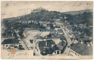 1906 Kőhalom, Reps, Rupea; látkép, vár. Johanna Gunesch kiadása / general view, castle (felületi sérülés / surface damage)