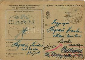 1942 Na ne add a szépet malinkó bárisnya! Tábori Postai Levelezőlap Oroszországból / WWII Hungarian ...