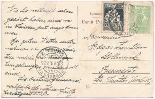 1926 Feketehalom, Zeiden, Codlea; Restaurant la magura / étterem. Kiadja H. Christel / restaurant (f...