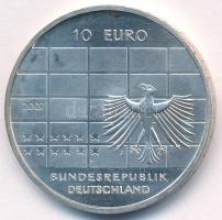 Németország 2007J 10E Ag "50 éves a Német Szövetségi Bank" T:AU
Germany 2007J 10 Euro Ag ...