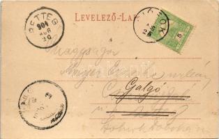 1904 Siófok, Baross hajó. Balázsovich Gyula fényképész kiadása (EK)