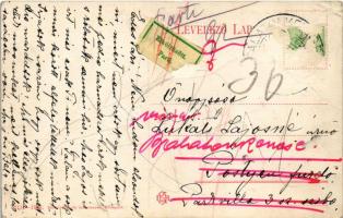 Balaton, fürdő élet. Divald Károly 2111-1909 (EK)