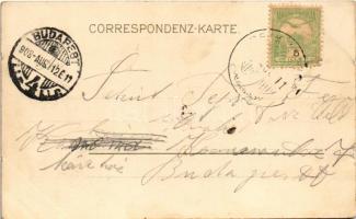 1903 Crikvenica, Cirkvenica; strand / beach. Kunstanstalt Kosmos 138. Art Nouveau, litho (EK)