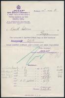 1932 ,,Ocean" Magyar Konzervgyár és Kereskedelmi R.T. fejléces üzleti levél