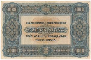 1920. 1000K "Orell Füssli Zürich" nyomdahely jelöléssel T:F 
Adamo K36