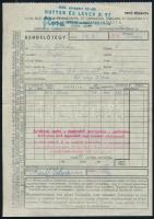 1942 Franck Kávészer Művek R.T. - Értesítő új eladási árakra 1940 Flora Első Magyar Sztearingyertya- és Szappangyár R.T. Rendelőjegy, "1940. november 22.-től Hutter és Lever R.T. Flora cikkek eladási osztálya" felülbélyegzéssel