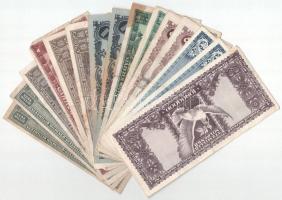 15db-os vegyes inflációs pengő bankjegy tétel T:F,VG közte szakadás, folt