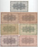 1946. 10.000AP (2xklf) sorszámos és sorszám nélküli + 50.000AP (2xklf) sorszámos és sorszám nélküli ...