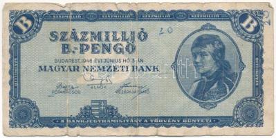 1946. 100.000.000BP T:VG kis szakadások Adamo P39