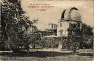 Ógyalla, Stara Dala, Hurbanovo; M. kir. Konkoly-alapítványú Astrophysicai Observatórium, csillagvizsgáló / observatory