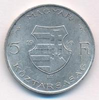 1946. 5Ft Ag "vastag Kossuth" T:AU,XF kis ph.
Adamo F8