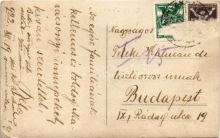 1922 Aknaszlatina, Akna Slatina, Slatinské Doly, Szolotvino, Solotvyno; Cs. Státní solné doly, Náraz...