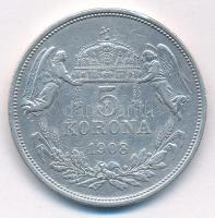 1908KB 5K Ag "Ferenc József" T:VF
Adamo K7