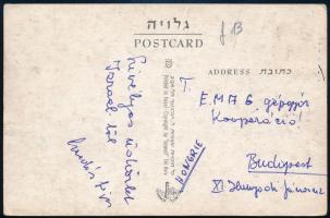 cca 1960-1970 Csordás Lajos labdarúgó által írt képeslap