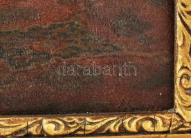 Benczúr Gyula (1844-1920) festménye után: II. Rákóczi Ferenc elfogatása Nagysáros várában. Színes ny...