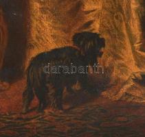 Benczúr Gyula (1844-1920) festménye után: II. Rákóczi Ferenc elfogatása Nagysáros várában. Színes ny...