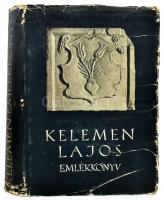 Emlékkönyv Kelemen Lajos születésének nyolcvanadik évfordulójára. Szerk.: Bodor András, Cselényi Béla, Jancsó Elemér, Jakó Zsigmond, és Szabó T. Attila. Bólyai Tudományegyetem Kiadványai I. Tanulmányok 1. Kolozsvár-Bukarest, 1957, Tudományos Könyvkiadó. Kiadói egészvászon-kötés, kiadói szakadt, sérült papír védőborítóban. Megjelent 3000+150 példányban.