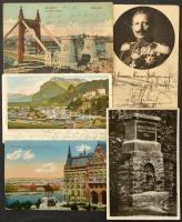 Kb. 154 db RÉGI képeslap vegyes minőségben: motívumok és városok / Cca. 154 pre-1945 postcards in mixed quality: motives and town-views