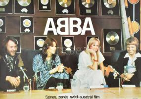 ABBA filmplakát, Mozirota. Sarkaiban rajzszög ütötte sérülésekkel. 41x56 cm