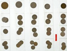 NDK 40db-os, nagyrészt Al pfennig tétel, közte 3db márkával T:AU-VF
GDR 40pcs of mixed, mostly Al P...