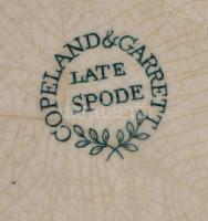 Copeland & Garett Late Spode fajansz kínáló tál. Matricás, jelzett hajszálrepedéssel 30x23 cm