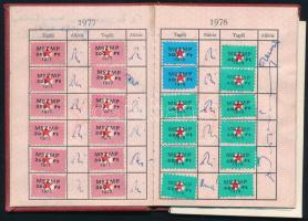 1977 Főügyészhelyettes MSZMP párttagsági könyve