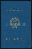 1976 Magyar Népköztársaság által kiállított fényképes igazolvány francia, olasz, spanyol, görög, bri...