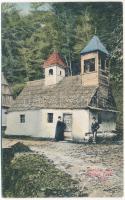 1910 Szelistye, Salistea Sibiului, Saliste; Bisericuta dela "Fantana Foltei" / Foltea remeteségi régi ortodox fatemplom / The wooden orthodox church from Hermitage Foltea