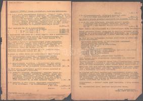 1948 Csonka János Gépgyára Rt. "Fürge" Mótoros kapálógép prospektusa, ezzel kapcsolatos le...