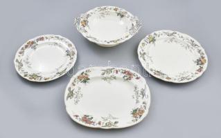 Brody Westham fajansz étkészlet 5 db nagy méretű kínáló tál, Matricás, jelzett, kis kopásokkal 32,29, cm