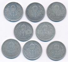 Ausztria 1893-1916. 1K Ag "Ferenc József" (8xklf) T:XF-F
Austria 1893-1916. 1 Corona Ag &...