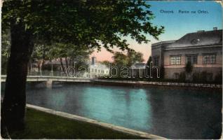1915 Chocen, Partie na Orlici / riverside, bridge (EK)