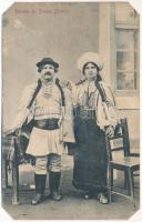 Polyán, Poiana Sibiului; Pareche / Erdélyi pár, folklór. Kaidja Nicolae N. Tintea / Transylvanian folklore (EM)