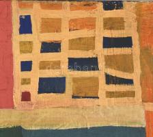 Jelzés nélkül: Geometrikus kompozíció. Olaj, vászon. 100x100 cm. KIZÁRÓLAG SZEMÉLYES ÁTVÉTEL, NEM PO...