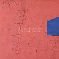 Jelzés nélkül: Geometrikus kompozíció. Olaj, vászon. 100x100 cm. KIZÁRÓLAG SZEMÉLYES ÁTVÉTEL, NEM PO...