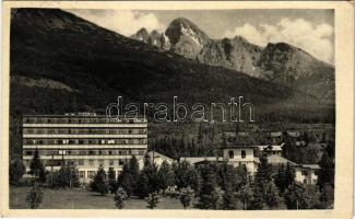 1938 Újtátrafüred, Neu-Schmecks, Novy Smokovec (Magas-Tátra, Vysoké Tatry); Liecebny dom Palace / Palace szanatórium / hotel, sanatorium, spa (EK)