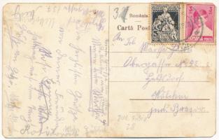 1923 Ecel, Atel, Hetzeldorf; Kirche und Gemeinde / látkép a templommal / general view, church (EM)