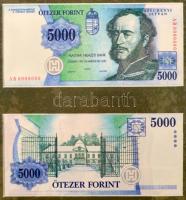 ~1995. 19 darabos (ebből 18 darab különböző), az új forint bankjegytervezeteiből álló tétel, 100-200...