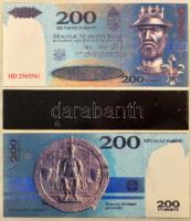 ~1995. 19 darabos (ebből 18 darab különböző), az új forint bankjegytervezeteiből álló tétel, 100-200...