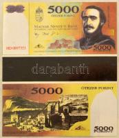 ~1995. 19 darabos (ebből 18 darab különböző), az új forint bankjegytervezeteiből álló tétel, 100-200...