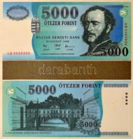 ~1995. 19 darabos (ebből 18 darab különböző), az új forint bankjegytervezeteiből álló tétel, 100-200...