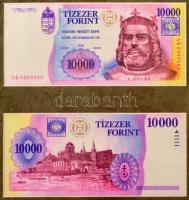 ~1995. 19 darabos (ebből 18 darab különböző), az új forint bankjegytervezeteiből álló tétel, 100-200...
