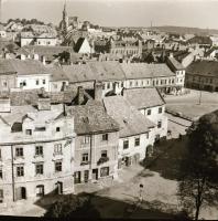 cca 1950-1960 Sopron, városképek, 14 db fotónegatív, 6×6 cm