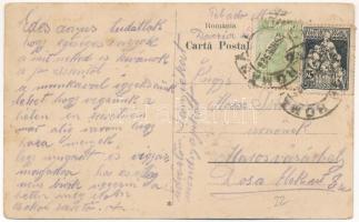 1926 Maroshévíz, Oláhtoplica, Toplita, Toplica; Strada proncipala / Fő út / main street (fl)