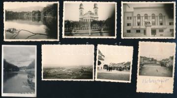 Erdélyi városrészek, tájak: Tusnád, Kolozsvár, Sepsiszentgyörgy, Kézdivásárhely, 11 db vegyes méretű...