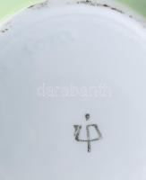 Retro teás kanna és kiöntő. Jelzett, hibátlan 19 cm