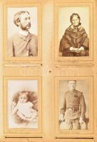 VÉDETT!! / PROTECTED NO EXPORT!! cca 1860-1940 Balló-Vitális-Bobrovniczky felvidéki család nevesítet...