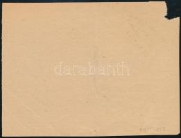 1882 Postautalvány / Postal money order "S.M. Schiff Schwarzenberg"